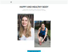 Tablet Screenshot of happyandhealthybody.com
